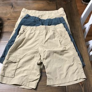 3 pairs boys Columbia shorts